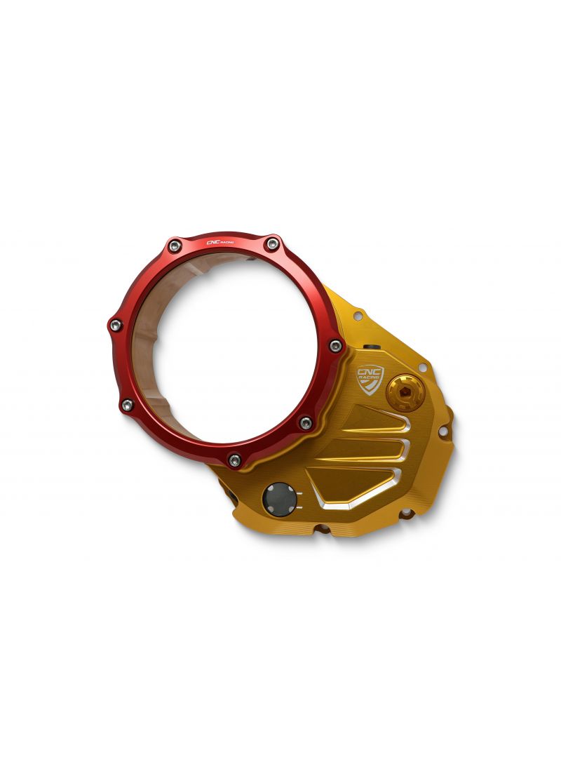 Clear Clutch Cover Ducati Gold-Red Ducati Multistrada 1200 (2015-2017)