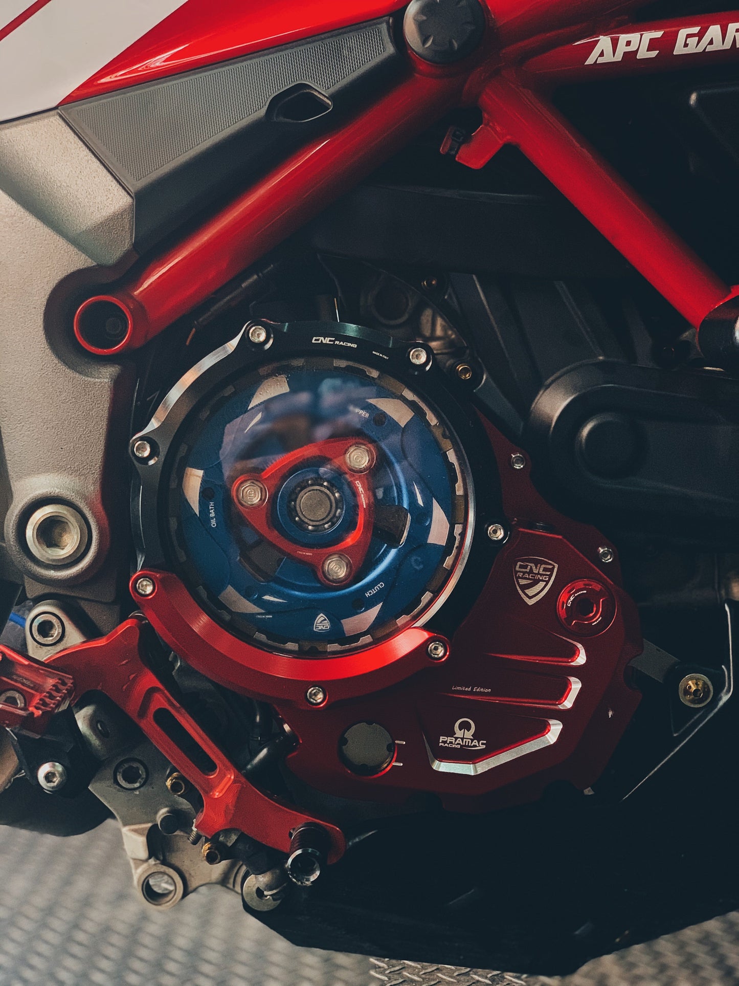 Clear Clutch Cover Pramac Racing Edition Ducati Ducati Multistrada Enduro 1200 DVT (2016+)