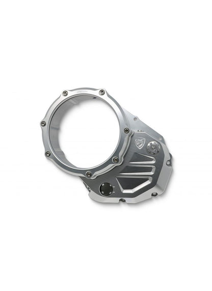 Clear Clutch Cover Ducati Silver-Silver Ducati Diavel (2010-2013)