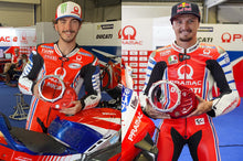 Koppelingsdeksel met open venster Pramac Racing Edition Ducati SuperSport 950 S (2021+) met Pramac Racing coureurs Pecco Bagnaia en Jack Miller