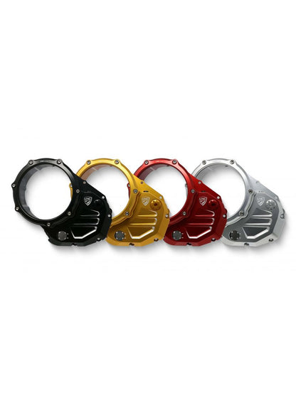 Clutch Cover Bicolore Monster 937 / DesertX - Pramac Racing Limited Edition - Red-Gold Coloured