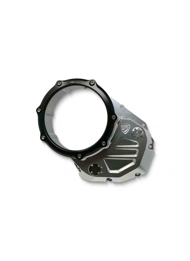 Cubierta de embrague Bicolor Monster 937 / Desertx - PRAMAC Racing Limited Edition - Silver -Black Ducati Monster 950 SP (2023+)