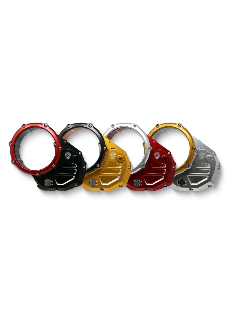 Clutch Cover Bicolore Monster 937 / DesertX - Pramac Racing Limited Edition - Silver Coloured-Gold Coloured