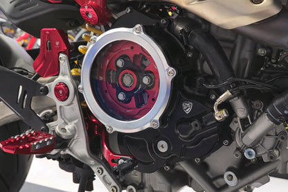 Clear Clutch Cover Oil Bath Ducati Hypermotard 698 2024+