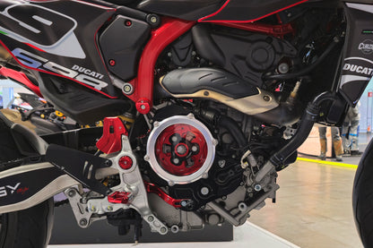 Clear Clutch Cover Oil Bath Ducati Hypermotard 698 2024+