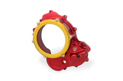 Clear Clutch Cover Oil Bath Ducati Hypermotard 698 RVE 2024+
