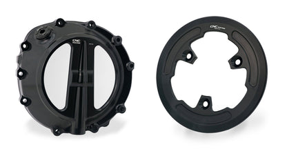Voordeelpakket transparant koppelingsdeksel + drukplaatcover BMW M1000XR (2024+)
