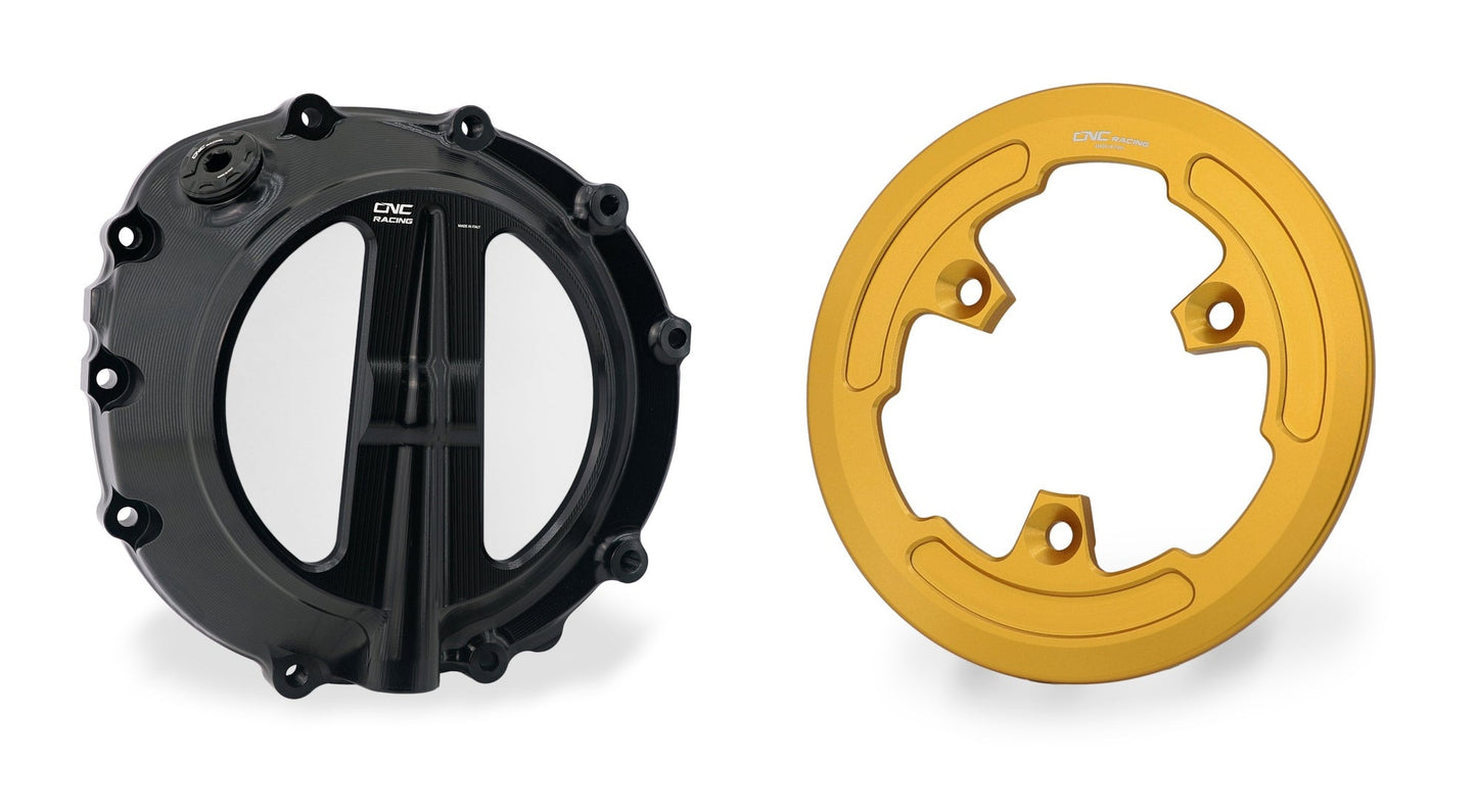 Voordeelpakket transparant koppelingsdeksel + drukplaatcover BMW M1000RR (2021-2022)