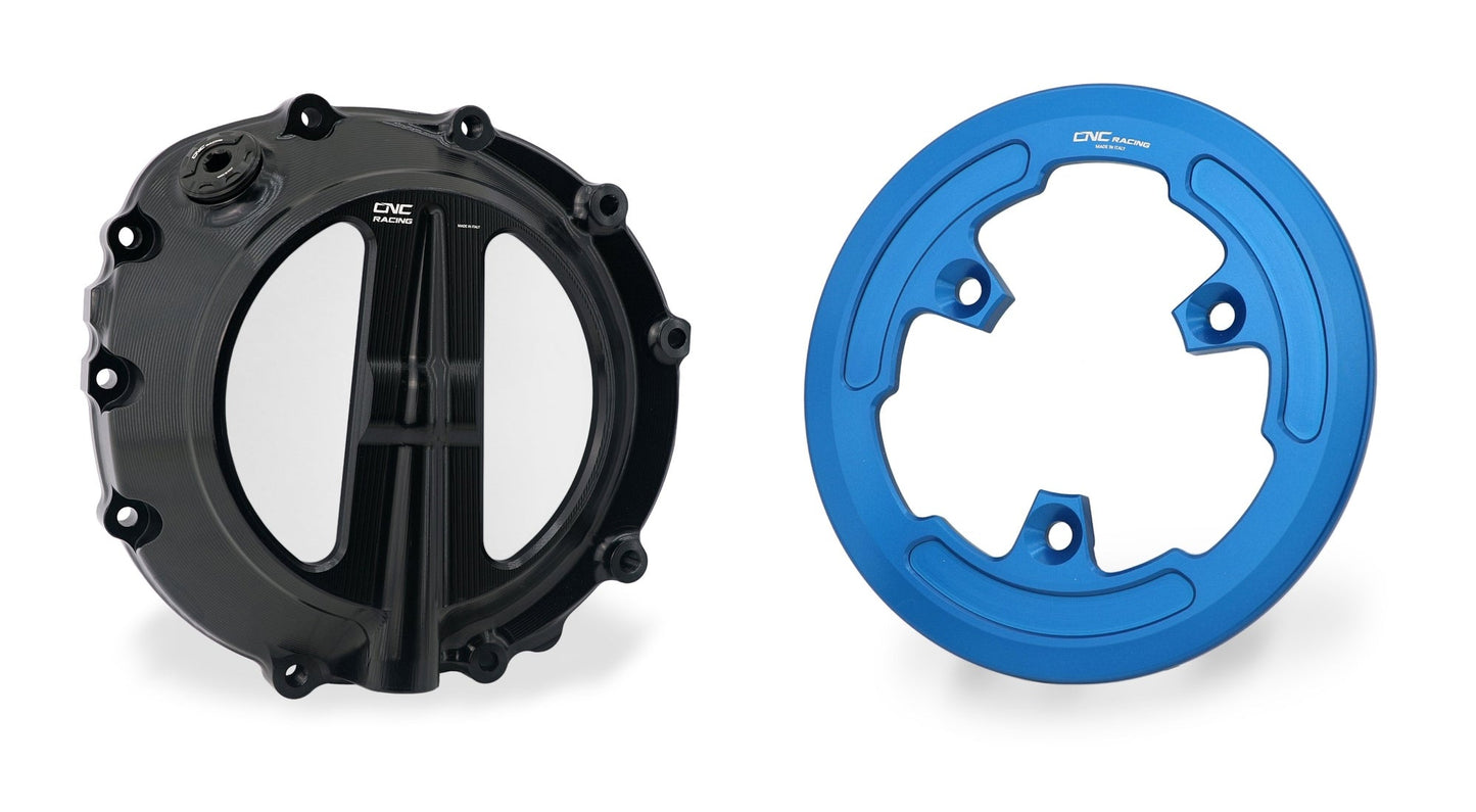 Voordeelpakket transparant koppelingsdeksel + drukplaatcover BMW M1000RR (2021-2022)