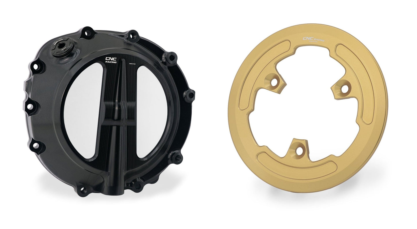 Voordeelpakket transparant koppelingsdeksel + drukplaatcover BMW M1000RR (2021-2022)