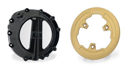 Voordeelpakket transparant koppelingsdeksel + drukplaatcover BMW M1000RR (2021-2022)