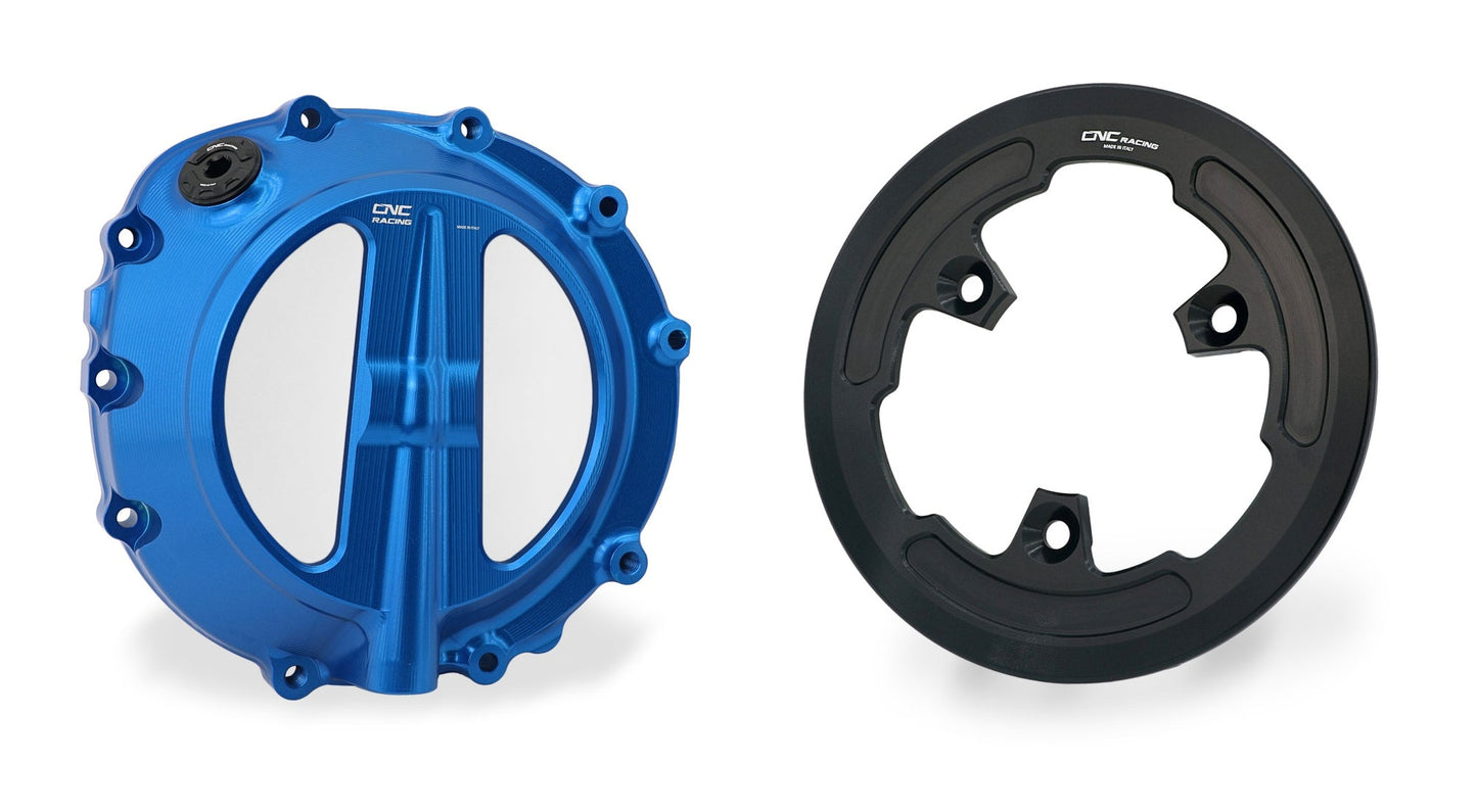 Voordeelpakket transparant koppelingsdeksel + drukplaatcover BMW M1000XR (2024+)