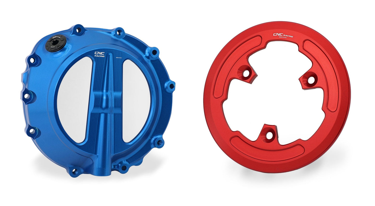 Voordeelpakket transparant koppelingsdeksel + drukplaatcover BMW S1000RR Racing (2019-2025)