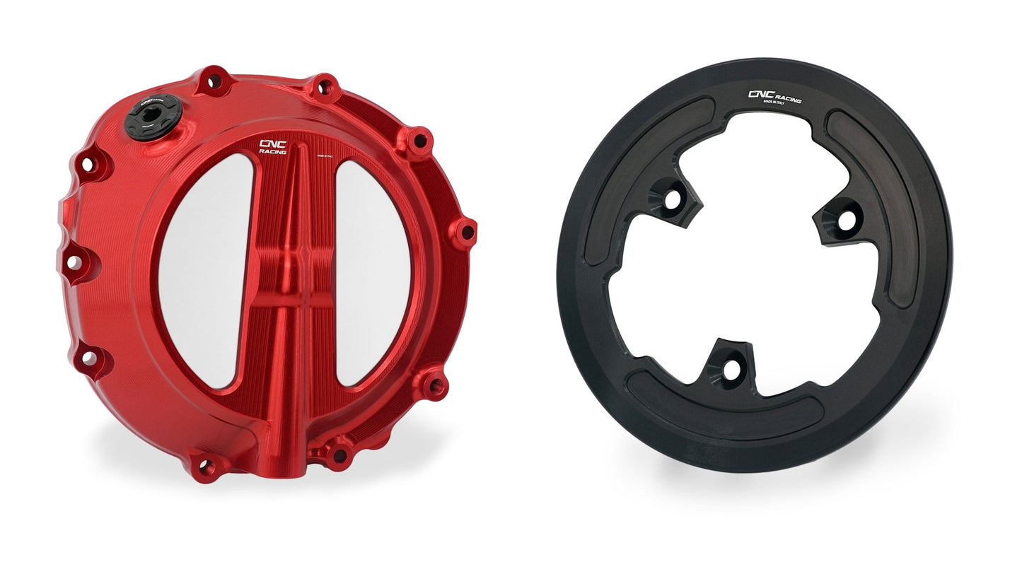 Voordeelpakket transparant koppelingsdeksel + drukplaatcover BMW M1000XR (2024+)