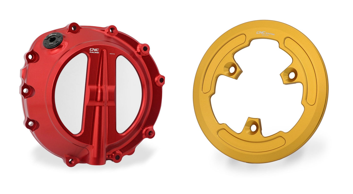 Voordeelpakket transparant koppelingsdeksel + drukplaatcover BMW M1000XR (2024+)