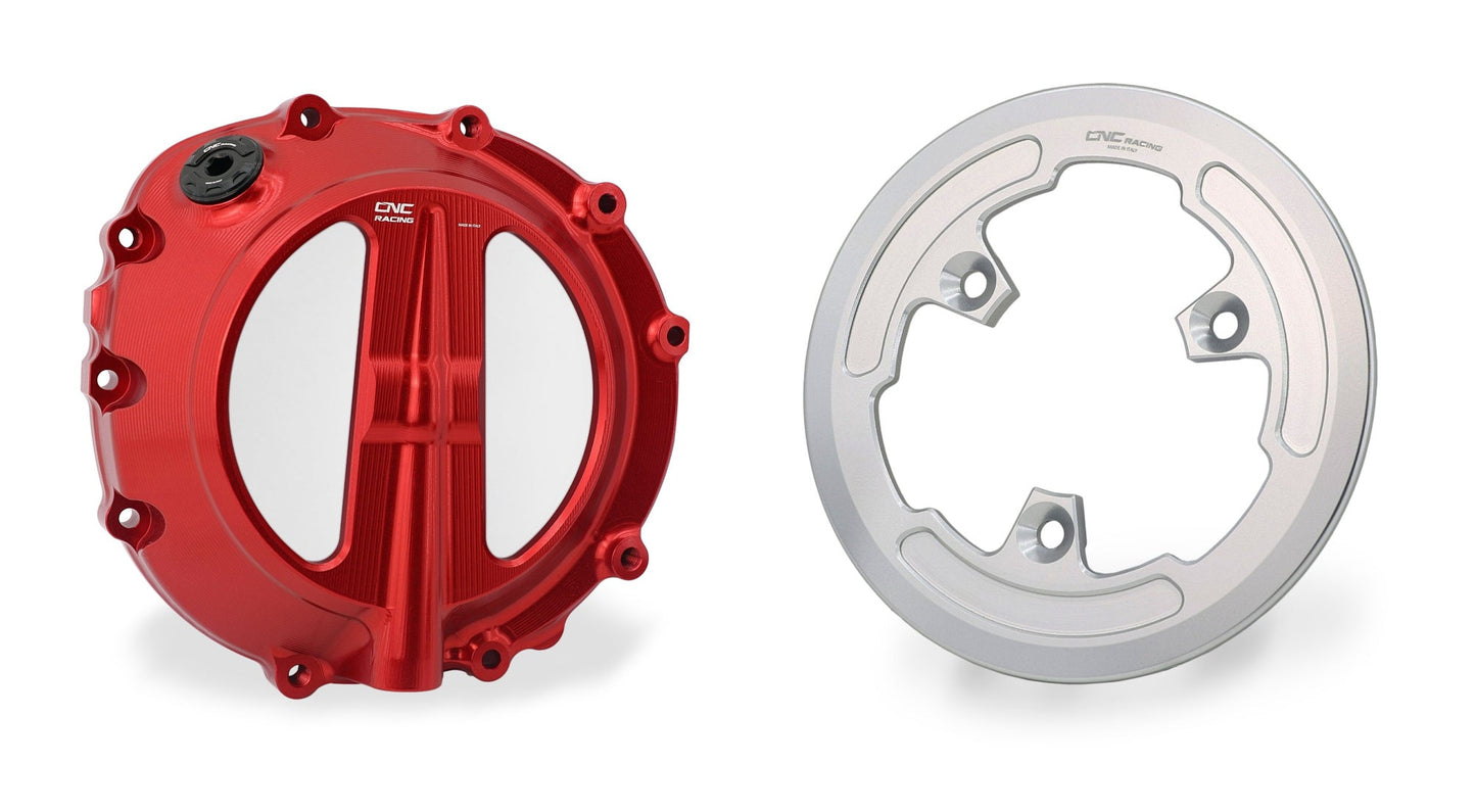 Voordeelpakket transparant koppelingsdeksel + drukplaatcover BMW S1000RR (2023-2024)