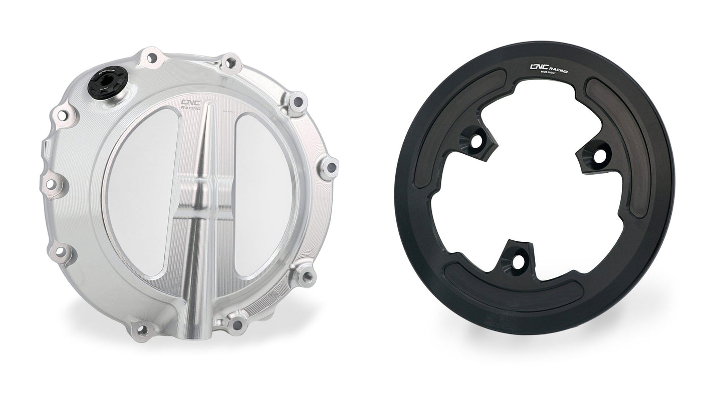 Voordeelpakket transparant koppelingsdeksel + drukplaatcover BMW M1000XR (2024+)