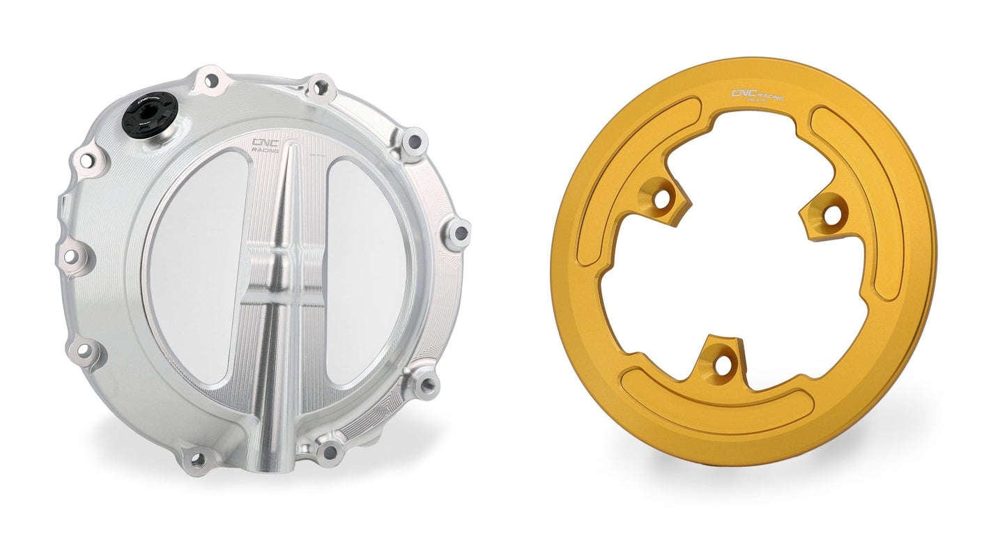 Voordeelpakket transparant koppelingsdeksel + drukplaatcover BMW M1000RR (2021-2022)