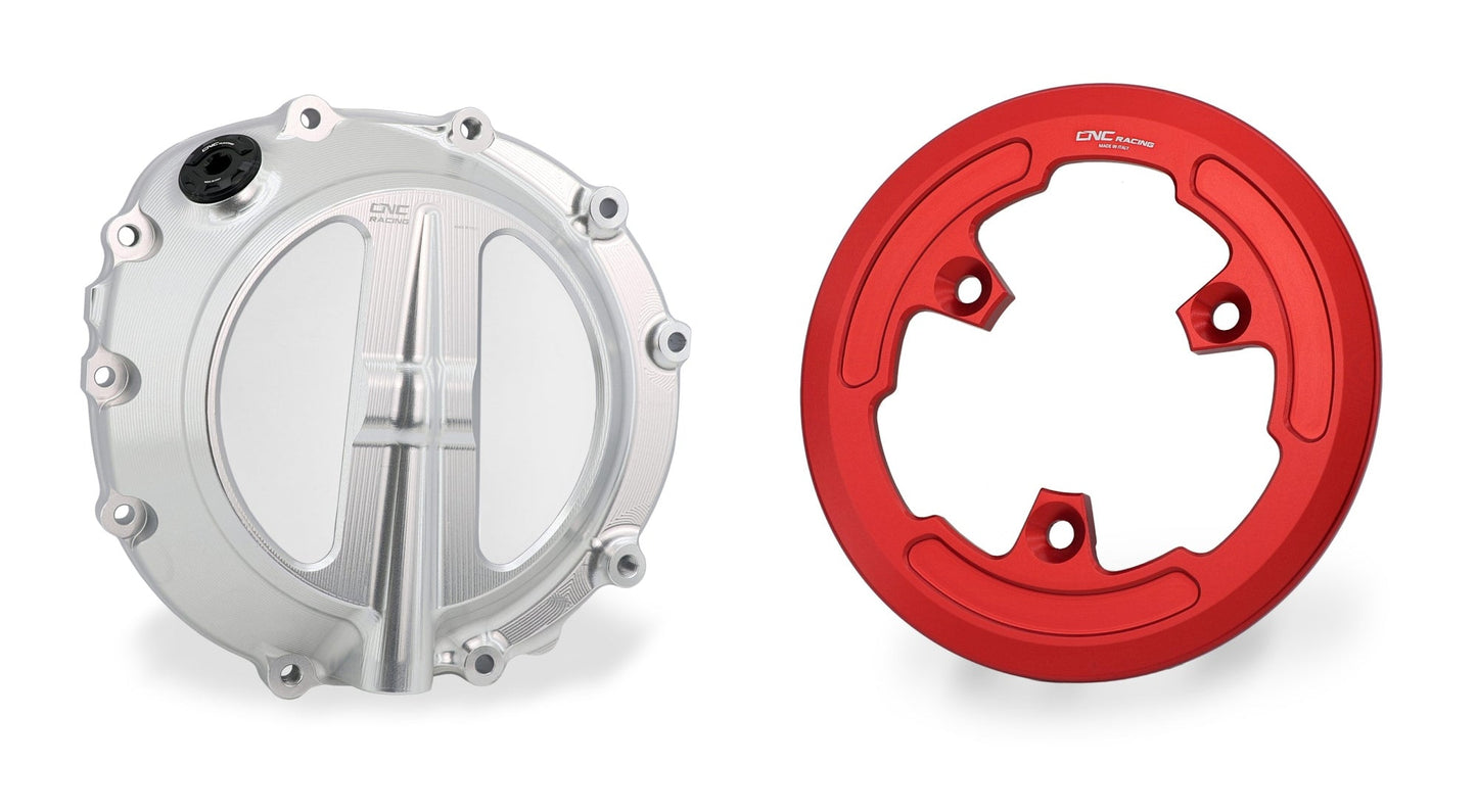 Voordeelpakket transparant koppelingsdeksel + drukplaatcover BMW S1000RR (2025+)