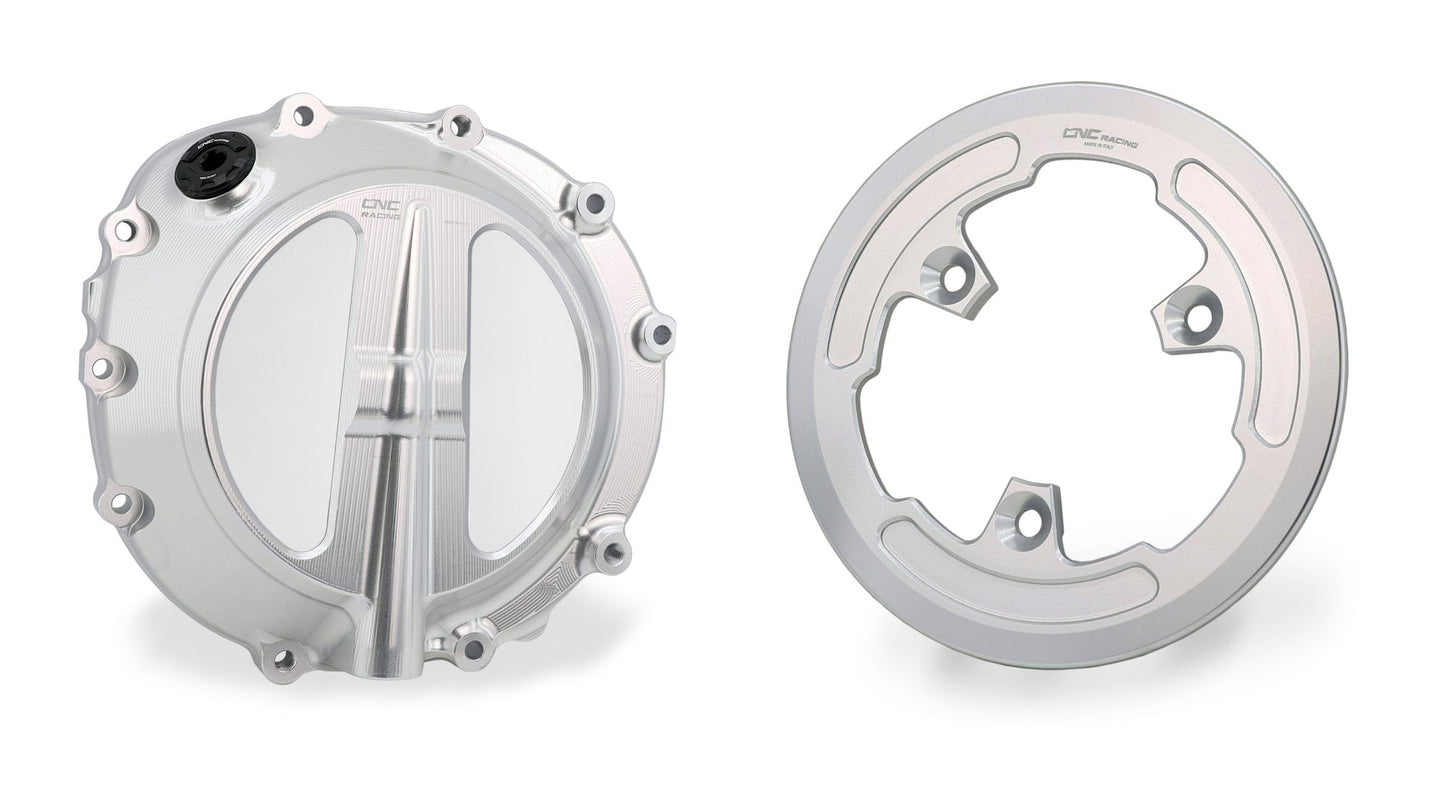 Voordeelpakket transparant koppelingsdeksel + drukplaatcover BMW M1000XR (2024+)