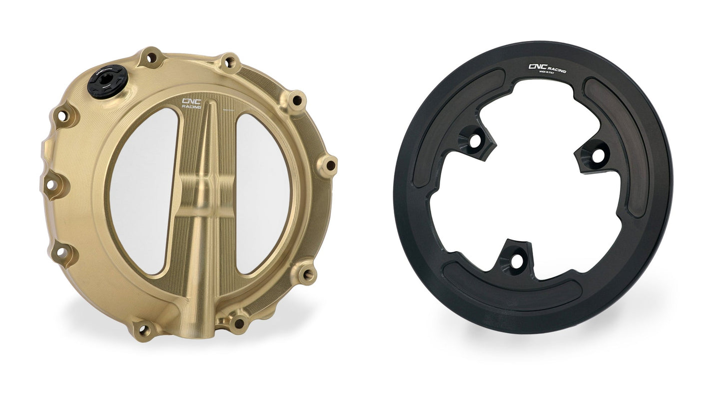 Voordeelpakket transparant koppelingsdeksel + drukplaatcover BMW M1000XR (2024+)