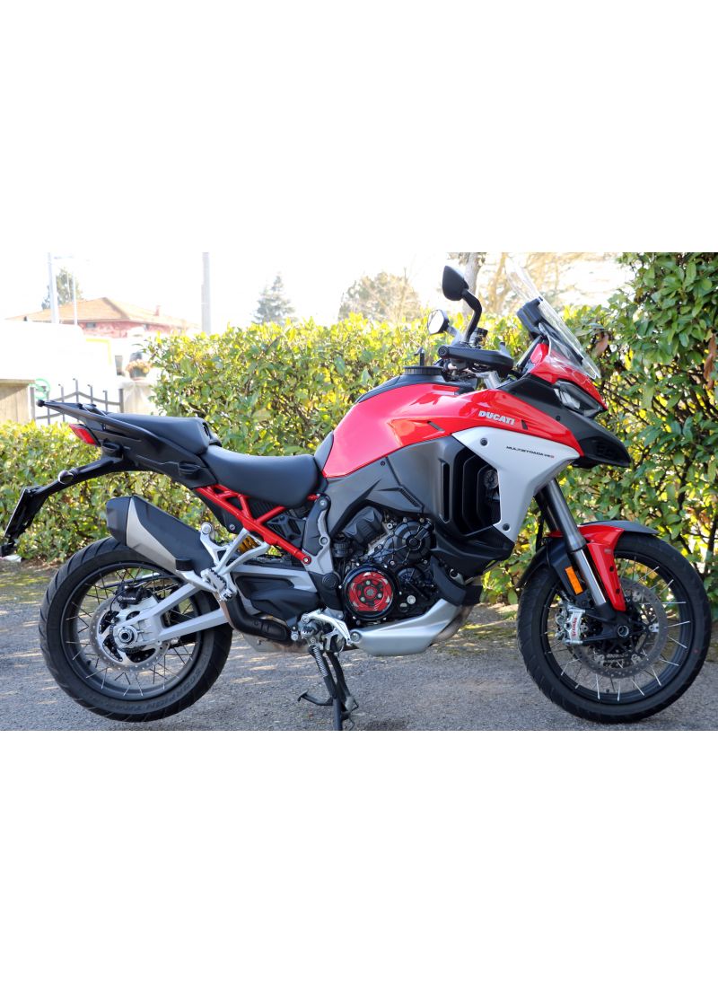 Zwart Motorblokdeksel voor open koppelingsdeksel ombouw - Ducati Diavel V4 RS (2025+)