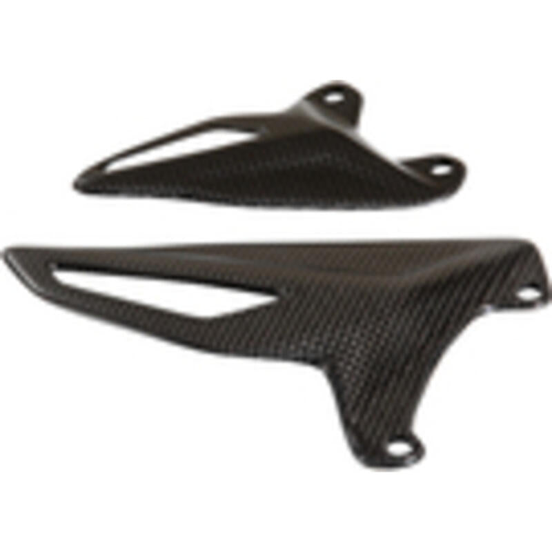 Lightech carbon heel protectors (glossy) Ducati Panigale V4 (2018-2024)