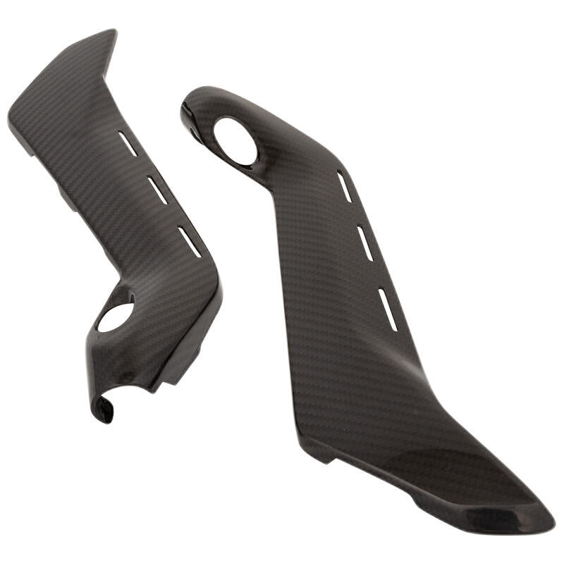 Lightech carbon small panels under the tank (2 pcs.) (Glossy) Ducati Panigale V4 S (2018-2024)