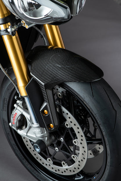 Voorspatbord glanzend carbon Triumph Speed Triple 1200 RX (2021+)