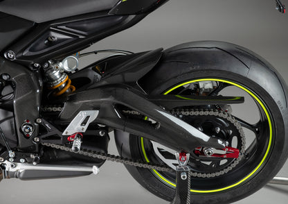 Achterbrug cover set (2 st.) glanzend carbon Triumph Street Triple 765 RS (2023+)