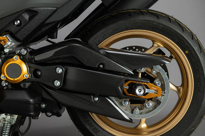 Lightech Carbon lower distribution belt Cover (glossy) Yamaha T-Max 530 (2017-2020)
