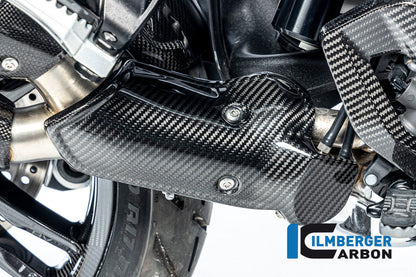 Uitlaat Hitteschild glanzend carbon BMW R1300GS Adventure Option 719 Karakorum 2024+