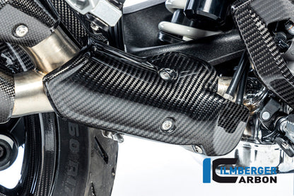 Uitlaat Hitteschild glanzend carbon BMW R1300GS Trophy 2023+