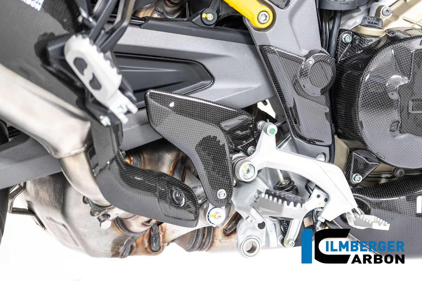 Heelplate rechts glanzend carbon Ducati Multistrada V4S (2025+)