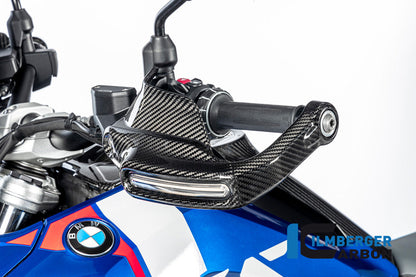 Handkap handbeschermer Hoog met Knipperlicht links glanzend carbon BMW R1300GS TE 2023+