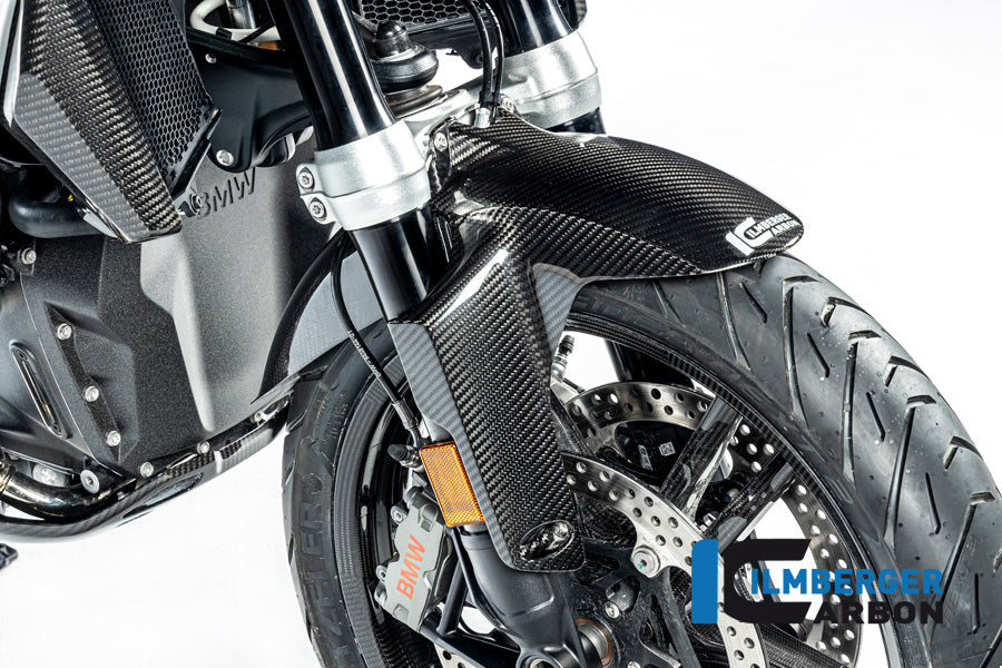 Voorspatbord carbon glanzend carbon BMW R1300GS Adventure Triple Black 2024+