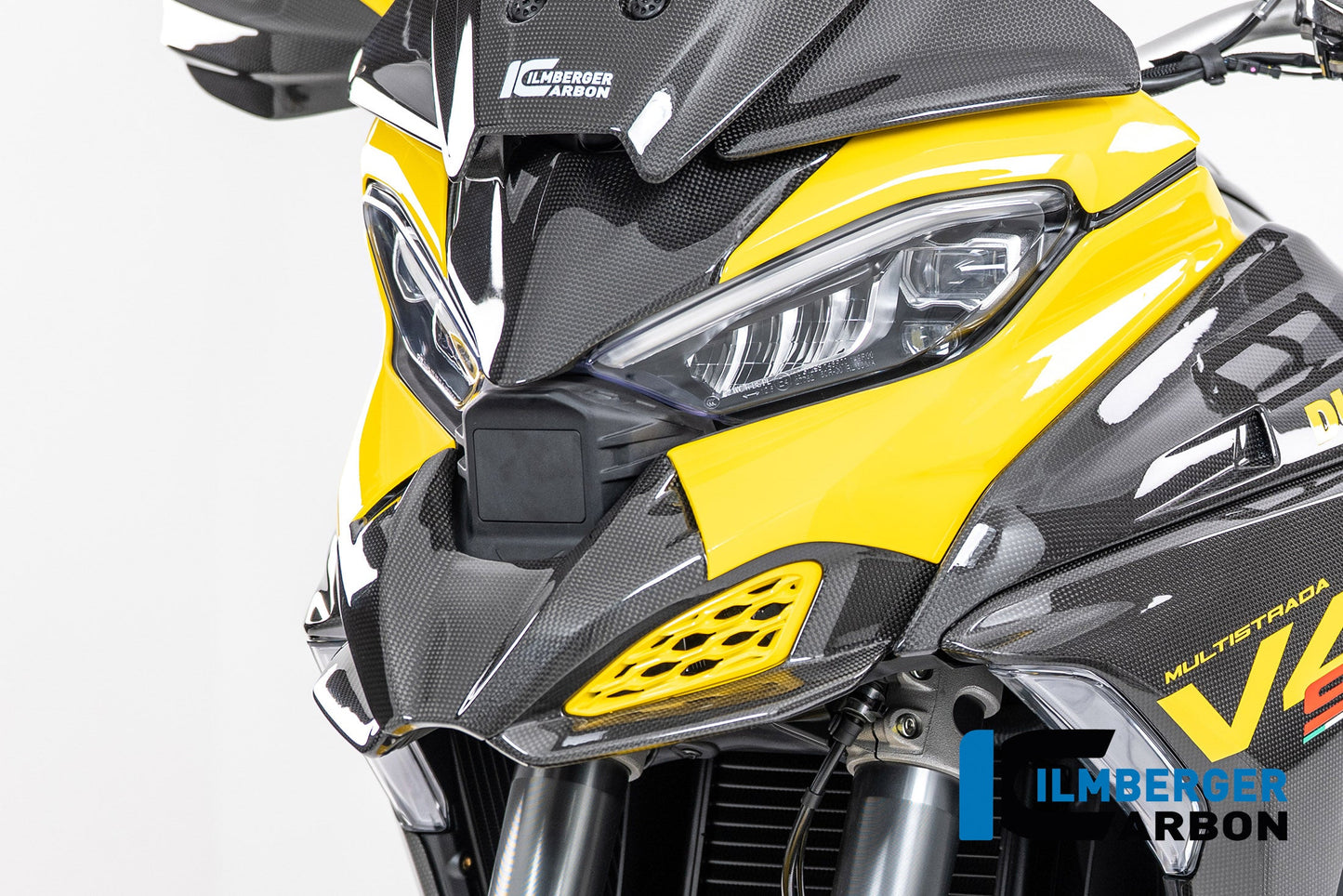 Voorkuip middenpaneel glanzend carbon Ducati Multistrada V4S Sport (2021-2024)