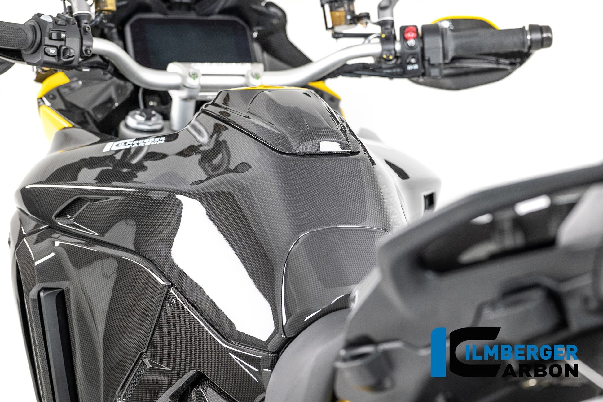 Tankcover (grote versie) glanzend carbon Ducati Multistrada V4S (2021-2024)