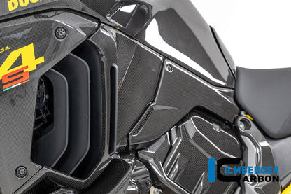 Linker tankcover glanzend carbon Ducati Multistrada V4S (2025+)