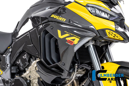 Rechter radiator zijpaneel glanzend carbon Ducati Multistrada V4 (2021-2024)