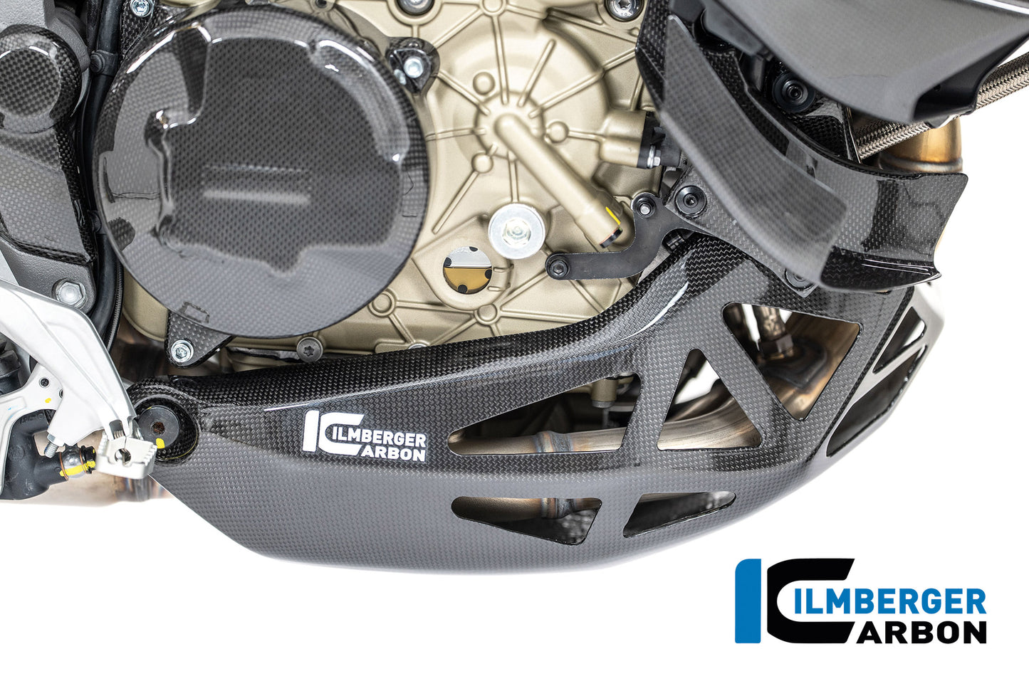 Bellypan (motorspoiler) glanzend carbon Ducati Multistrada V4 (2025+)