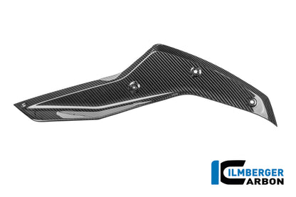 Carenado lateral bajo el depósito derecho (panel superior) Carbono brillante BMW R1300GS Adventure Option 719 Karakorum (2024+)