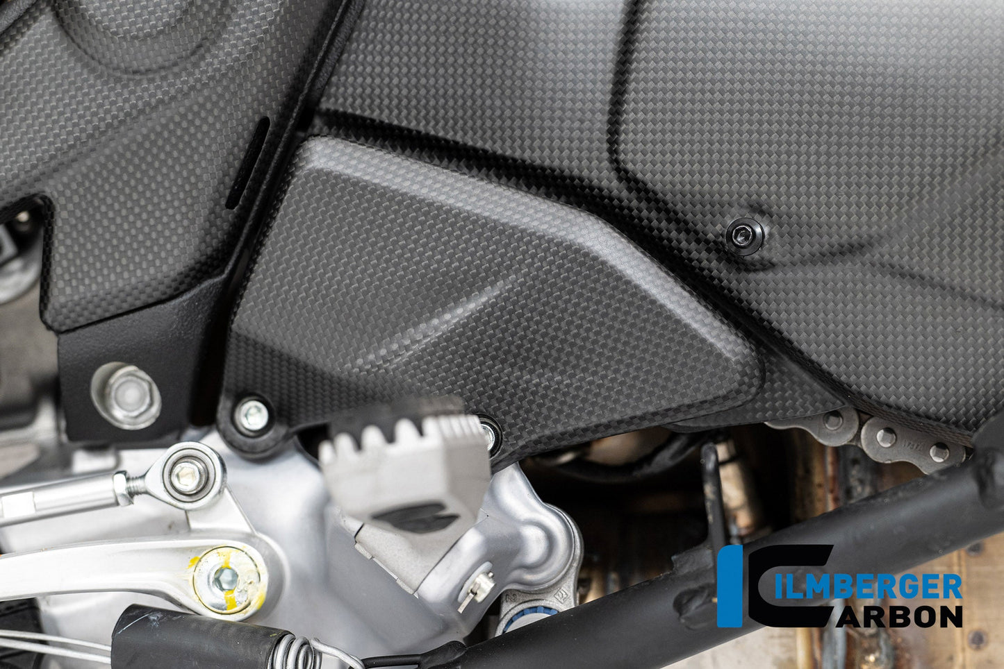 Heelplate links mat carbon Ducati Multistrada V4RS (2025+)