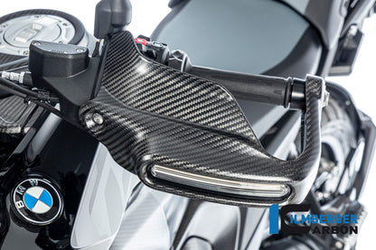 Handkap handbeschermer Hoog met Knipperlicht links mat carbon BMW R1300GS Adventure Trophy 2024+