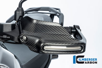 Handkap handbeschermer Hoog met Knipperlicht links mat carbon BMW R1300GS Adventure Trophy 2024+