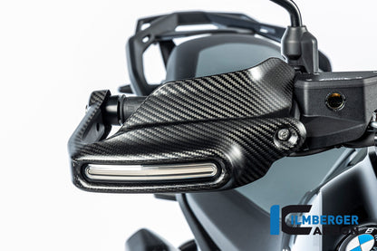 Handkap handbeschermer Hoog met Knipperlicht rechts mat carbon BMW R1300GS 2023+