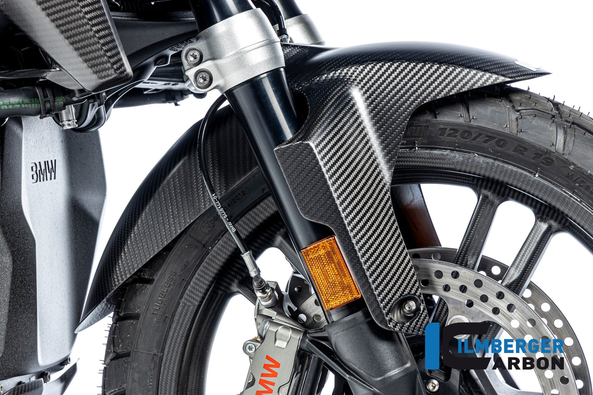 Voorspatbord mat carbon BMW R1300GS TE 2023+