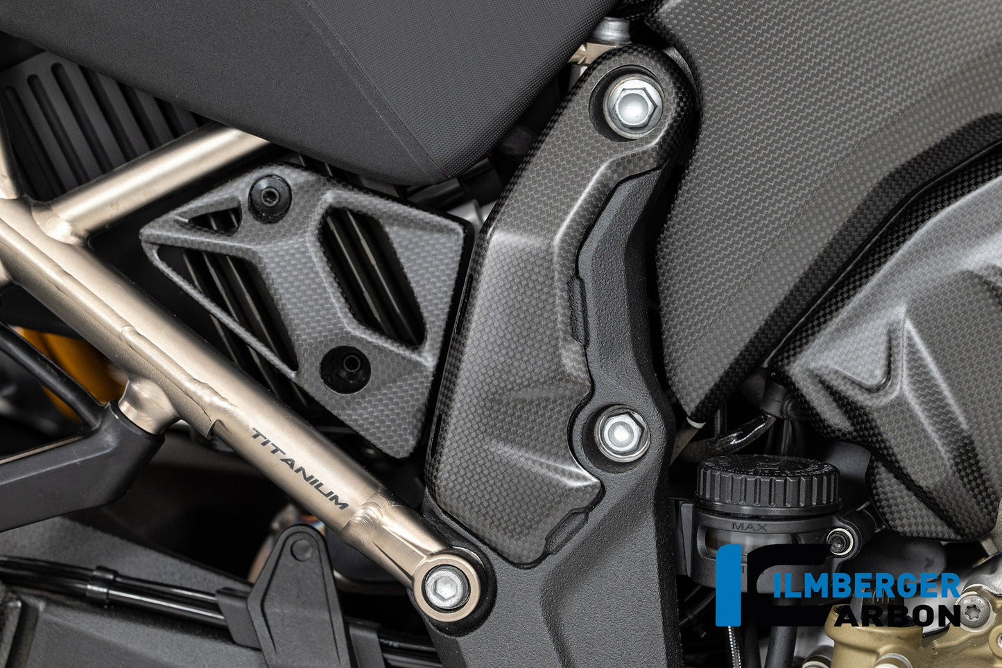 Bovenste framecover rechts mat carbon Ducati Multistrada V4RS (2024)