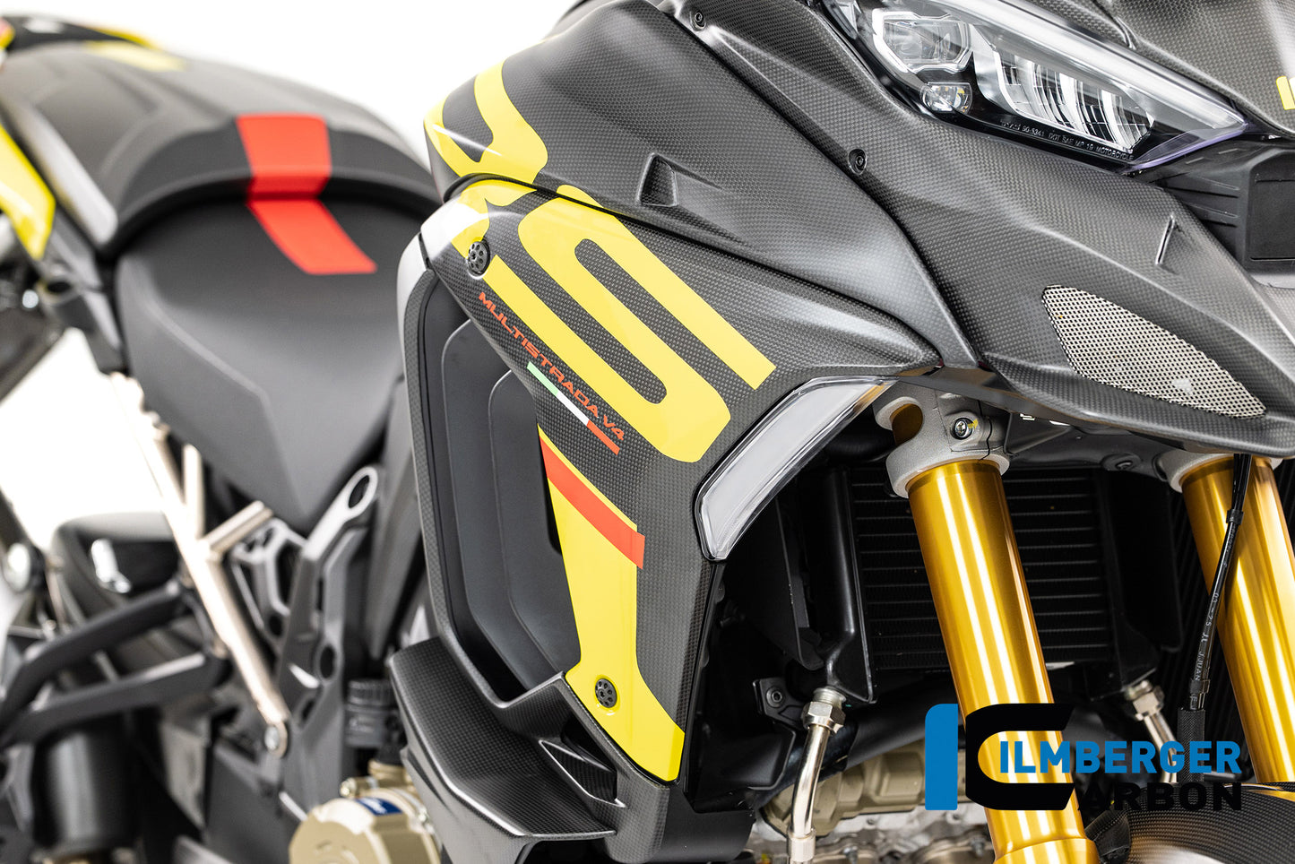 Rechter radiator zijpaneel mat carbon Ducati Multistrada V4 (2025+)