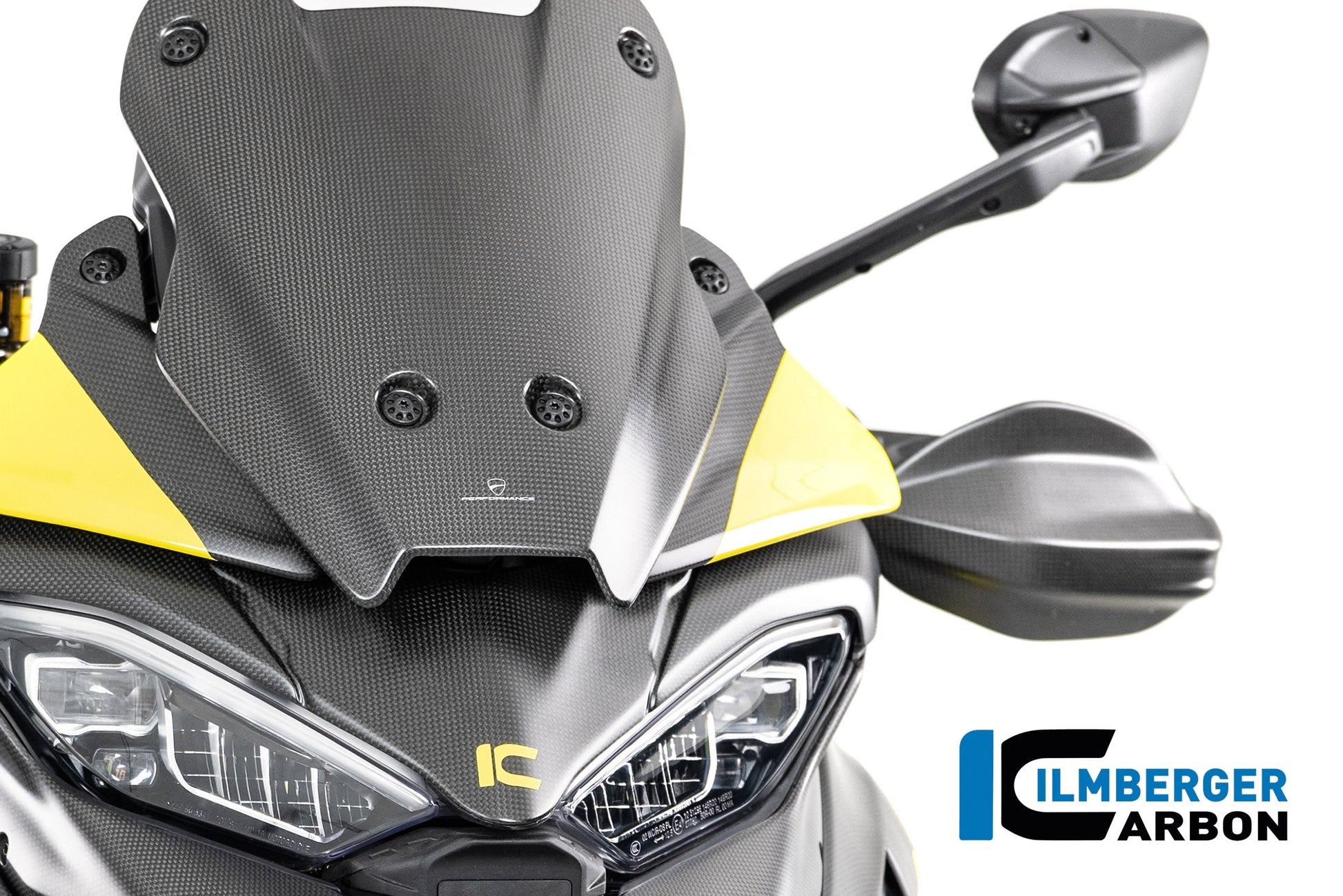 Topkuip windgeleider links mat carbon Ducati Multistrada V4 Pikes Peak (2025+)